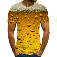 Load image into Gallery viewer, Beer 3D Print T Shirt It&#39;s Time Letter Women Men Funny Novelty T-shirt Short Sleeve Tops Unisex Outfit Clothing

