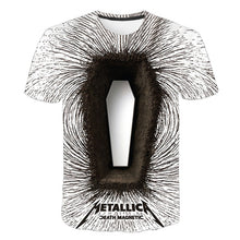 Load image into Gallery viewer, Summer 2020 new men&#39;s music T-shirt 3D printed round neck short sleeve T-shirt guitar handsome stylish metal cool top S-6XL
