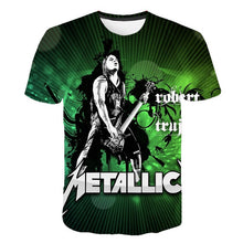 Load image into Gallery viewer, Summer 2020 new men&#39;s music T-shirt 3D printed round neck short sleeve T-shirt guitar handsome stylish metal cool top S-6XL
