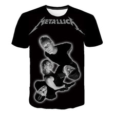 Load image into Gallery viewer, Summer 2020 new men&#39;s music T-shirt 3D printed round neck short sleeve T-shirt guitar handsome stylish metal cool top S-6XL

