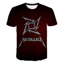 Load image into Gallery viewer, Summer 2020 new men&#39;s music T-shirt 3D printed round neck short sleeve T-shirt guitar handsome stylish metal cool top S-6XL
