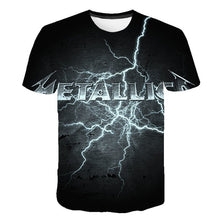 Load image into Gallery viewer, Summer 2020 new men&#39;s music T-shirt 3D printed round neck short sleeve T-shirt guitar handsome stylish metal cool top S-6XL
