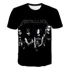 Load image into Gallery viewer, Summer 2020 new men&#39;s music T-shirt 3D printed round neck short sleeve T-shirt guitar handsome stylish metal cool top S-6XL
