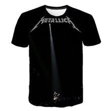 Load image into Gallery viewer, Summer 2020 new men&#39;s music T-shirt 3D printed round neck short sleeve T-shirt guitar handsome stylish metal cool top S-6XL
