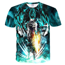 Load image into Gallery viewer, men and women personality anime Dragon Ball Z 3D printing T-shirt cool fashion comfortable short-sleeved creative shirt
