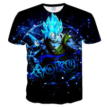 Load image into Gallery viewer, men and women personality anime Dragon Ball Z 3D printing T-shirt cool fashion comfortable short-sleeved creative shirt
