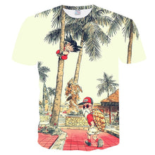 Load image into Gallery viewer, men and women personality anime Dragon Ball Z 3D printing T-shirt cool fashion comfortable short-sleeved creative shirt
