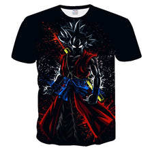 Load image into Gallery viewer, men and women personality anime Dragon Ball Z 3D printing T-shirt cool fashion comfortable short-sleeved creative shirt

