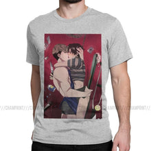 Load image into Gallery viewer, Killing Stalking T Shirts Men&#39;s Novelty T-Shirt Sangwoo Yoonbum Bum Korean Yaoi Manga Tee Shirt Short Sleeve Clothes Adult
