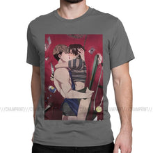 Load image into Gallery viewer, Killing Stalking T Shirts Men&#39;s Novelty T-Shirt Sangwoo Yoonbum Bum Korean Yaoi Manga Tee Shirt Short Sleeve Clothes Adult
