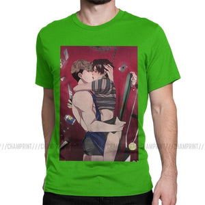 Killing Stalking T Shirts Men's Novelty T-Shirt Sangwoo Yoonbum Bum Korean Yaoi Manga Tee Shirt Short Sleeve Clothes Adult