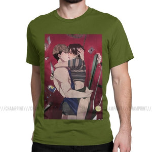 Killing Stalking T Shirts Men's Novelty T-Shirt Sangwoo Yoonbum Bum Korean Yaoi Manga Tee Shirt Short Sleeve Clothes Adult