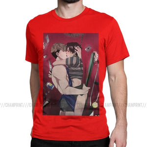 Killing Stalking T Shirts Men's Novelty T-Shirt Sangwoo Yoonbum Bum Korean Yaoi Manga Tee Shirt Short Sleeve Clothes Adult
