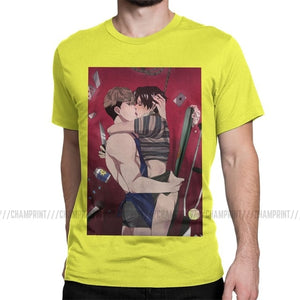 Killing Stalking T Shirts Men's Novelty T-Shirt Sangwoo Yoonbum Bum Korean Yaoi Manga Tee Shirt Short Sleeve Clothes Adult