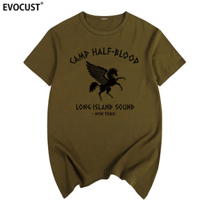 camp half blood new York Long Island Sound Percy Jackson Summer T-shirt Cotton Men T shirt New women TEE fashion Casual