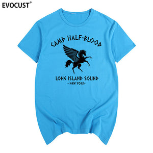 camp half blood new York Long Island Sound Percy Jackson Summer T-shirt Cotton Men T shirt New women TEE fashion Casual