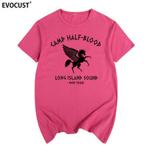 Load image into Gallery viewer, camp half blood new York Long Island Sound Percy Jackson Summer T-shirt Cotton Men T shirt New women TEE fashion Casual
