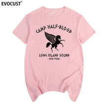 Load image into Gallery viewer, camp half blood new York Long Island Sound Percy Jackson Summer T-shirt Cotton Men T shirt New women TEE fashion Casual
